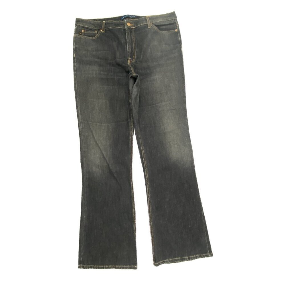 BandolinoBlu Aria Bootcut Women's size 14 Black Denim Jeans